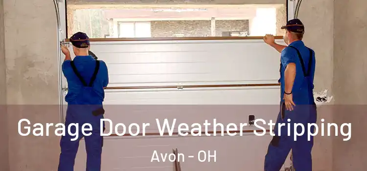  Garage Door Weather Stripping Avon - OH